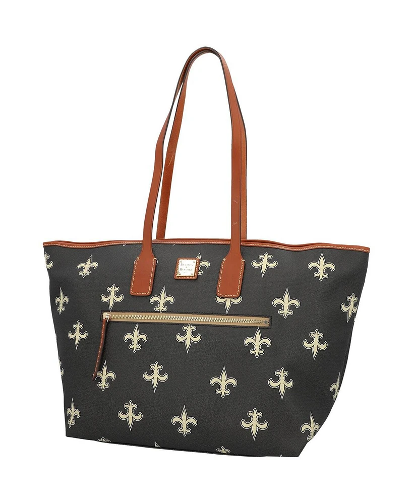 Women's Dooney & Bourke New Orleans Saints Sporty Monogram Large Zip Tote Bag