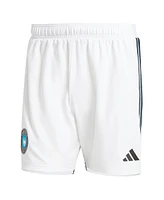 Men's adidas White Charlotte Fc 2024 Home Aeroready Authentic Shorts