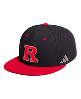 Men's adidas Rutgers Scarlet Knights On-Field Baseball Fitted Hat