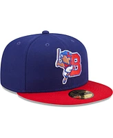 Men's New Era Royal Buffalo Bisons Authentic Collection 59FIFTY Fitted Hat