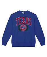 Women's Mitchell & Ness Royal Texas Rangers Cooperstown Collection Logo Pullover Sweatshirt