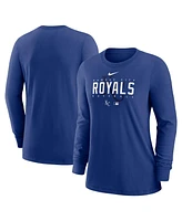 Women's Nike Royal Kansas City Royals Authentic Collection Legend Performance Long Sleeve T-shirt