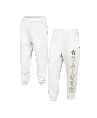 Women's '47 Brand Oatmeal Distressed New Orleans Saints Harper Joggers