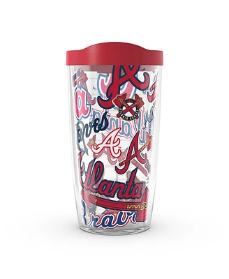 Tervis Tumbler Atlanta Braves 16 Oz All Over Wrap Tumbler With Lid