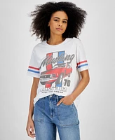 Love Tribe Juniors' Mustang-Graphic Crewneck Short-Sleeve T-Shirt