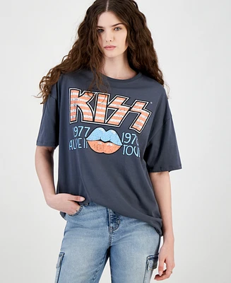 Grayson Threads, The Label Juniors' Kiss Graphic T-Shirt
