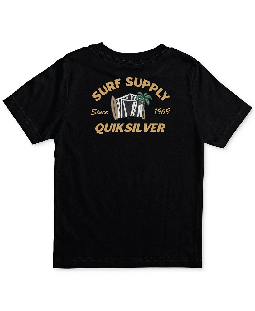 Quiksilver Toddler & Little Boys Cotton Surf Shaky Logo Graphic T-Shirt