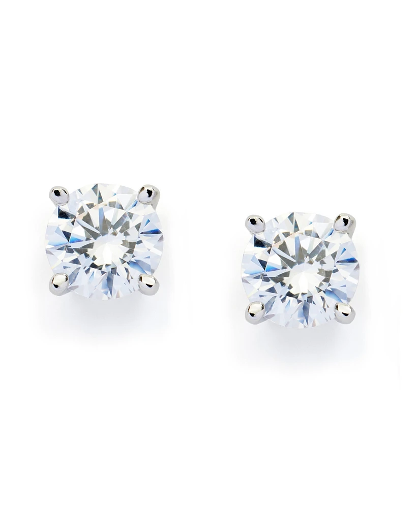 Kleinfeld Cubic Zirconia Round Cut Stud Earrings