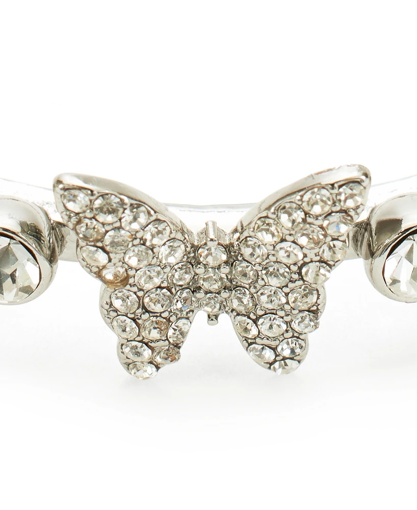 Kleinfeld Faux Stone Pave Butterfly Delicate Bracelet