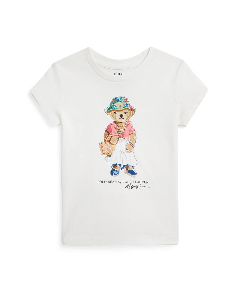 Polo Ralph Lauren Toddler and Little Girls Bear Cotton Jersey T-shirt