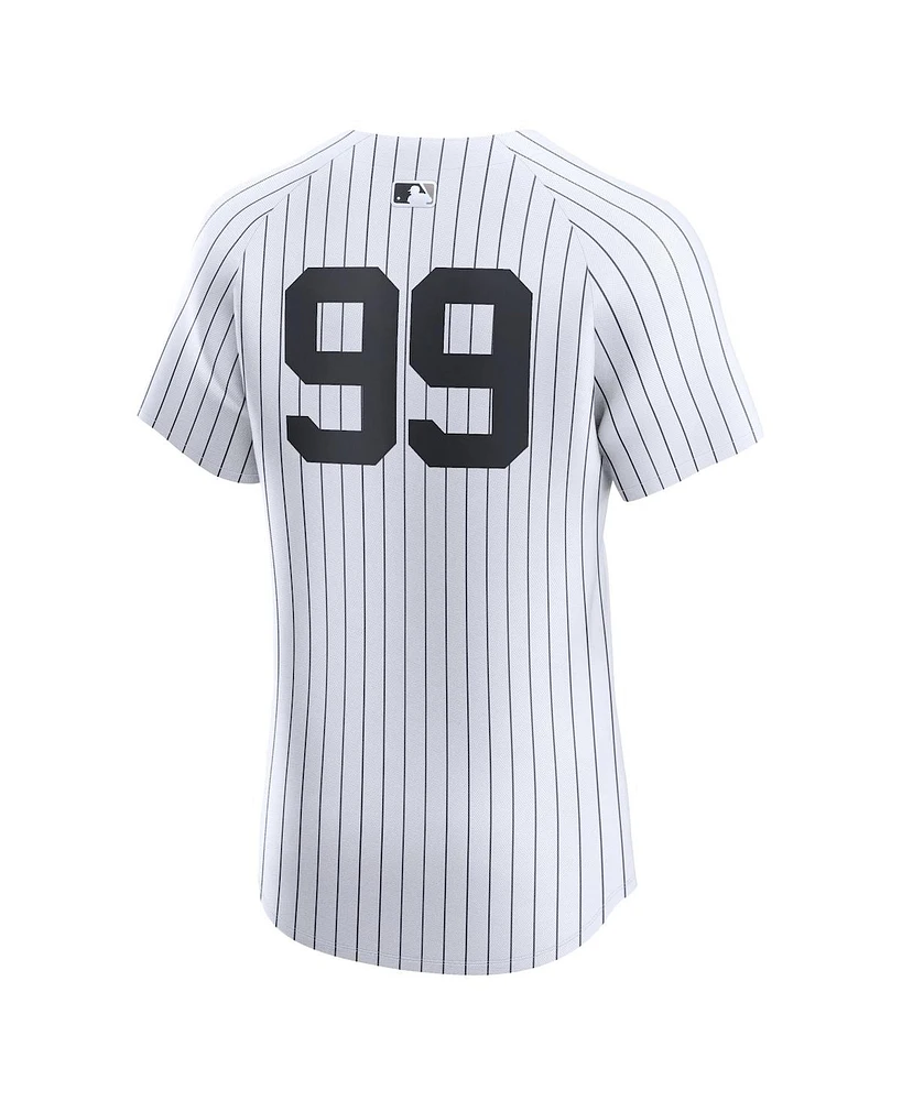 Men's Nike Aaron Judge White New York Yankees Home Elite Player Jersey