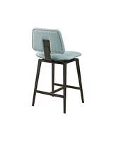 Ink+Ivy 18" Wide Rogue Armless 360° Swivel Counter Stool 25"H