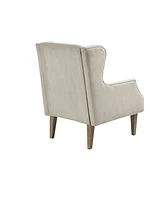 Martha Stewart Collection Malcom Wing Back Accent Chair