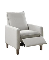 Madison Park Coleman Upholstered Manual Push Back Recliner