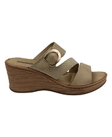 Gc Shoes Women's Odalis Buckle Comfort Wedge Sandals