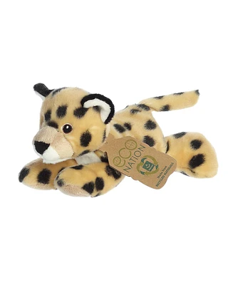 Aurora Small Eco Softies Cheetah Eco Nation Eco-Friendly Plush Toy Yellow 8"