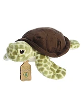 Aurora Large Eco Hugs Sea Turtle Eco Nation Eco-Friendly Plush Toy Green 12.5"