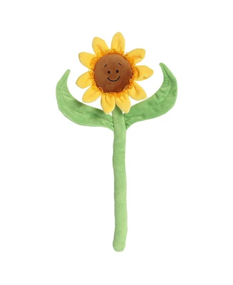 Aurora Large Posez Sunflower Spring Vibrant Plush Toy Yellow 15"
