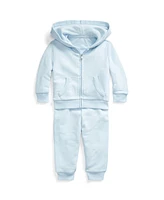 Polo Ralph Lauren Baby Girls or Boys French Terry Hoodie and Pants Set
