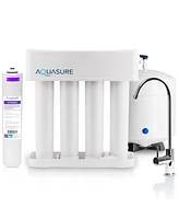 Aquasure Premier Advanced Series | 4-Stage Reverse Osmosis Water Filtration System with Alkaline Remineralizing Filter, 75 Gpd