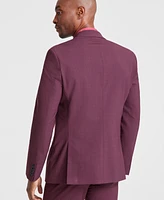 Bar Iii Men's Skinny-Fit Burgundy Wool-Blend Suit Separate Jacket, Created for Macy's