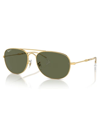 Ray-Ban Unisex Polarized Sunglasses, Bain Bridge Rb3735