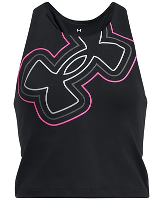Under Armour Big Girls Motion Graphic Cropped Tank Top