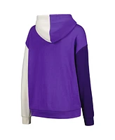 Women's Gameday Couture Purple Lsu Tigers Hall of Fame Colorblock Pullover Hoodie