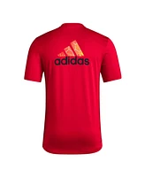 Men's adidas Red New York Bulls Local Pop Aeroready T-shirt