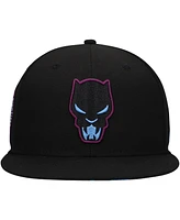 Youth Boys and Girls Black Black Panther Marvel 60th Anniversary Snapback Hat