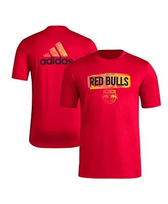 Men's adidas Red New York Bulls Local Pop Aeroready T-shirt