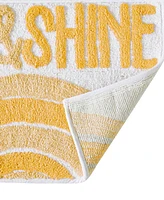 Jessica Simpson Rise & Shine Cotton Bath Rug, 20" x 32"