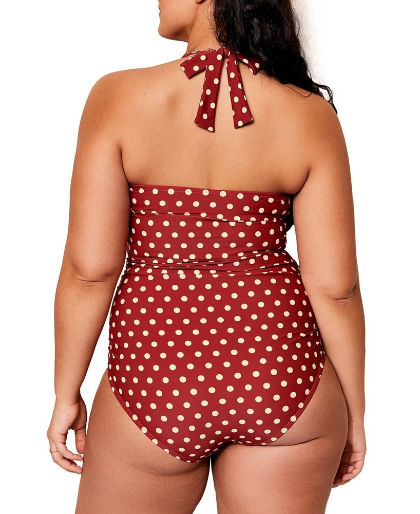 Ariele Women's Plus-Size Swimwear One-Piece