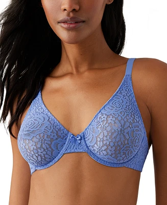 Wacoal Halo Lace Molded Underwire Bra 851205, Up To G Cup