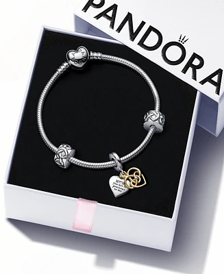 Pandora Lab-Grown Diamond Hearts Bracelet Gift Set