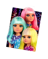 Nancy Neon Fashion Doll with Pink Hair