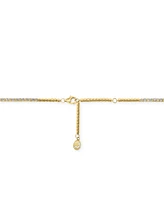 Effy Diamond 18" Tennis Necklace (5-3/8 ct. t.w.) in 14k Gold, 15-3/4" + 2-1/4" extender