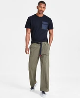 Hugo by Hugo Boss Men's Regular Fit Belted Pants