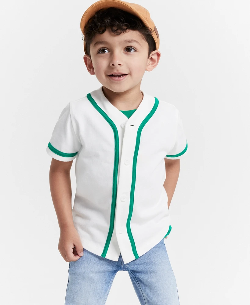 Epic Threads Toddler Boys Cotton Baseball Jersey Shirt, Created for Macy's