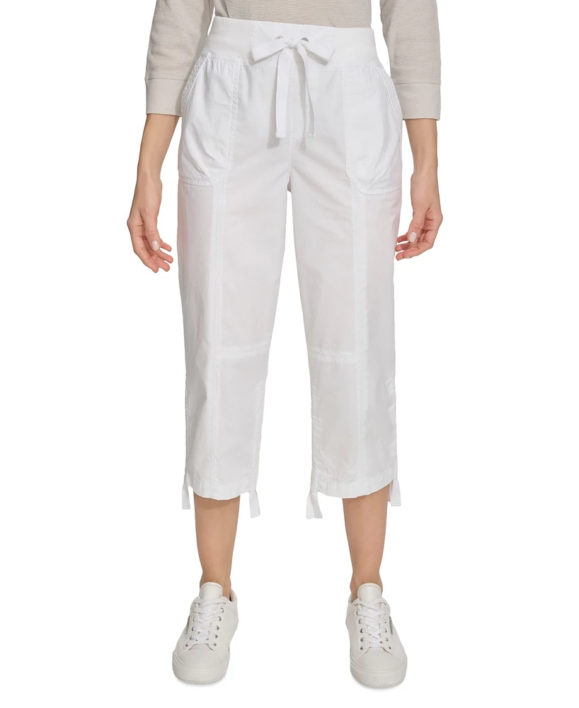 Calvin Klein Women's Convertible Cargo Capri Pants