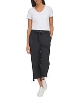 Calvin Klein Women's Convertible Cargo Capri Pants