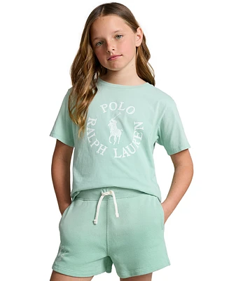Polo Ralph Lauren Big Girls Pony Logo Cotton Jersey T-shirt