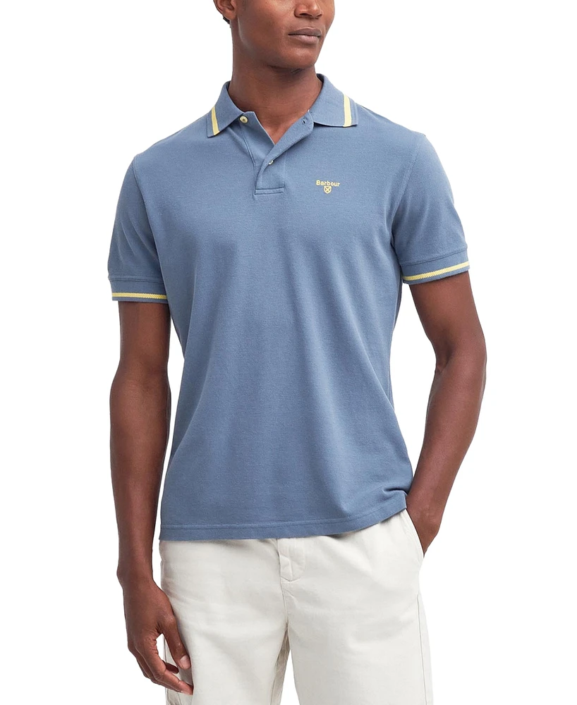 Barbour Men's Newbridge Tipped Pique Polo Shirt