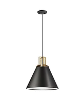 Dainolite 14.25" Metal Sonus 1 Light Pendant