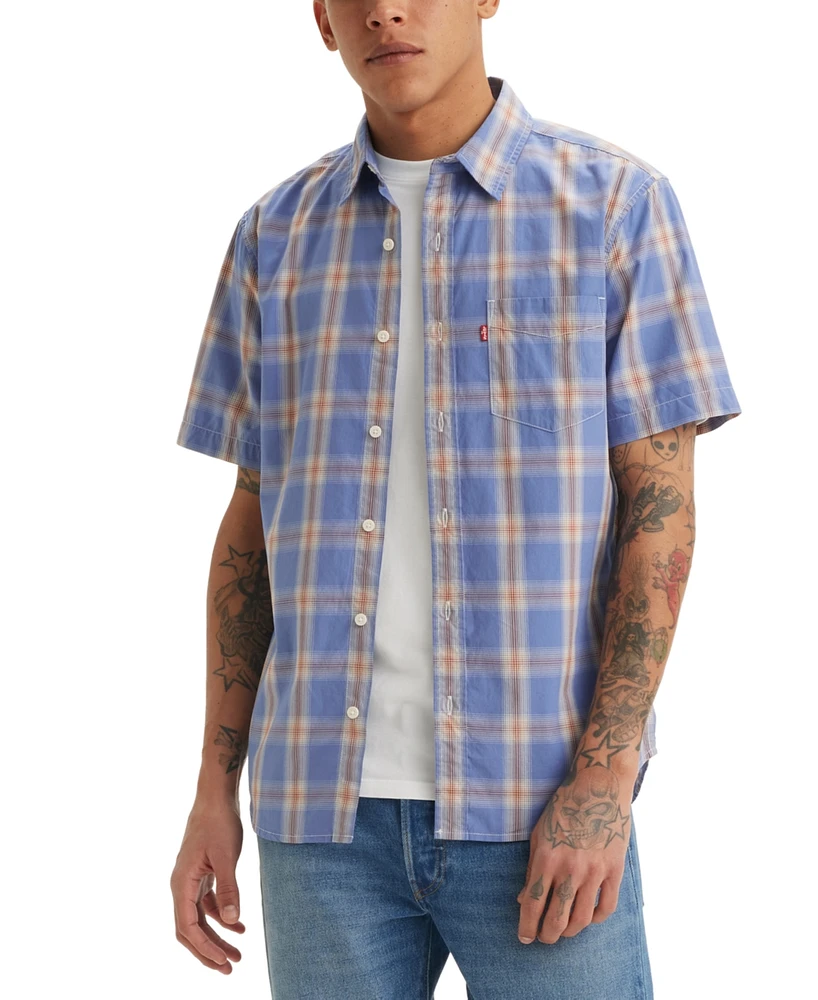 Levi's Men's Classic 1 Pocket Short Sleeve Regular Fit Shirt