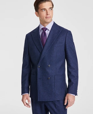 Tommy Hilfiger Men's Relaxed Modern-Fit Wool Tweed Db Suit Jacket