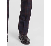 Tayion Collection Men's Classic-Fit Plaid Suit Pants