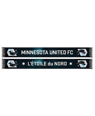 Men's and Women's Black Minnesota United Fc 2024 Jersey Hook Scarf