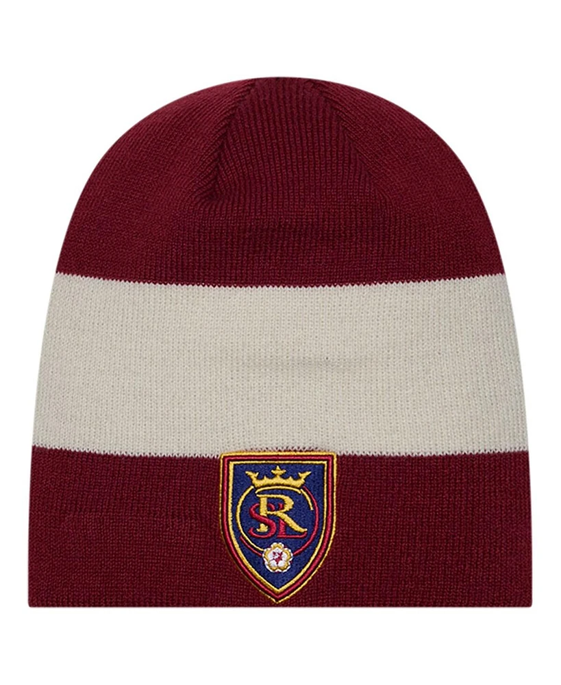 Men's New Era Red Real Salt Lake 2024 Kick Off Collection Knit Beanie