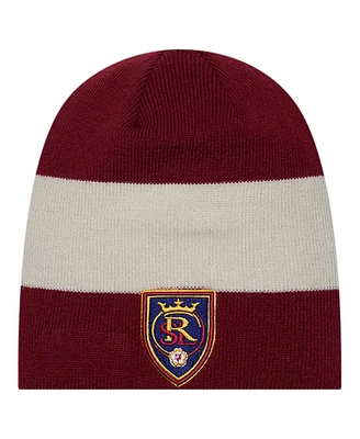 Men's New Era Red Real Salt Lake 2024 Kick Off Collection Knit Beanie